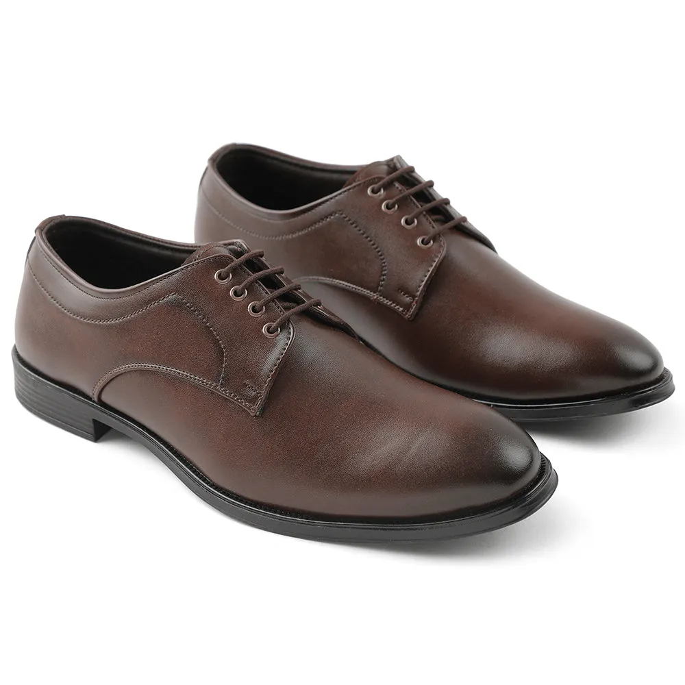 Fortune Brown Lacing Formal Oxford Shoes For Men HML-11E By Liberty Boardroom Oxfords Elegant Fit