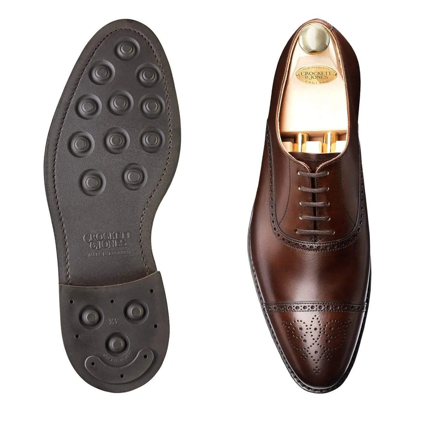 Simple Leather Walk Malton Dark Brown Burnished Calf
