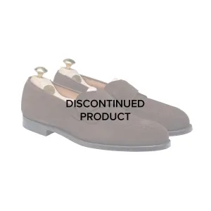 Flat Ease Guard Walk Selby Dark Brown Calf Suede