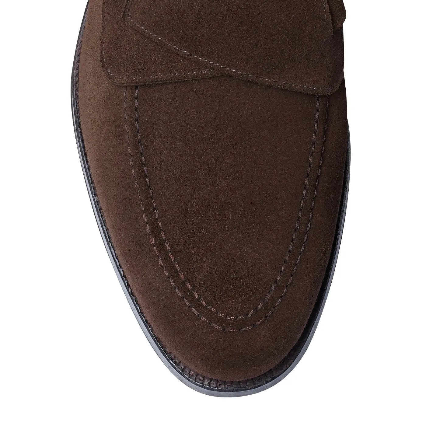 Selby Dark Brown Calf Suede Arch support