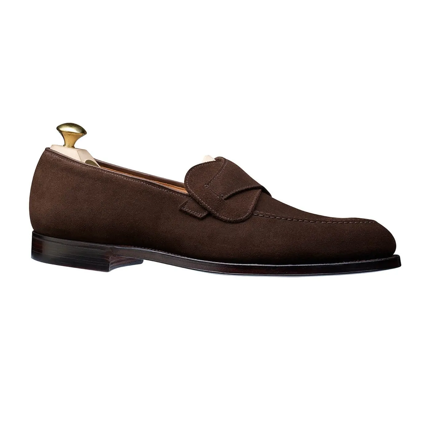 Heel Power Suede Selby Dark Brown Calf Suede