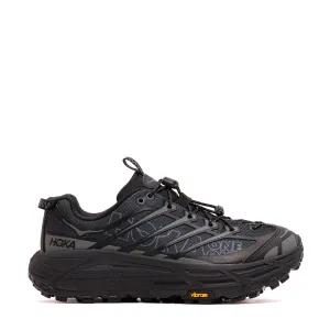 Smooth Polished Look Weekend Movement Hoka One One Unisex Mafate Three2 Wordmark Black Outer Orbit 1175490-BCKT