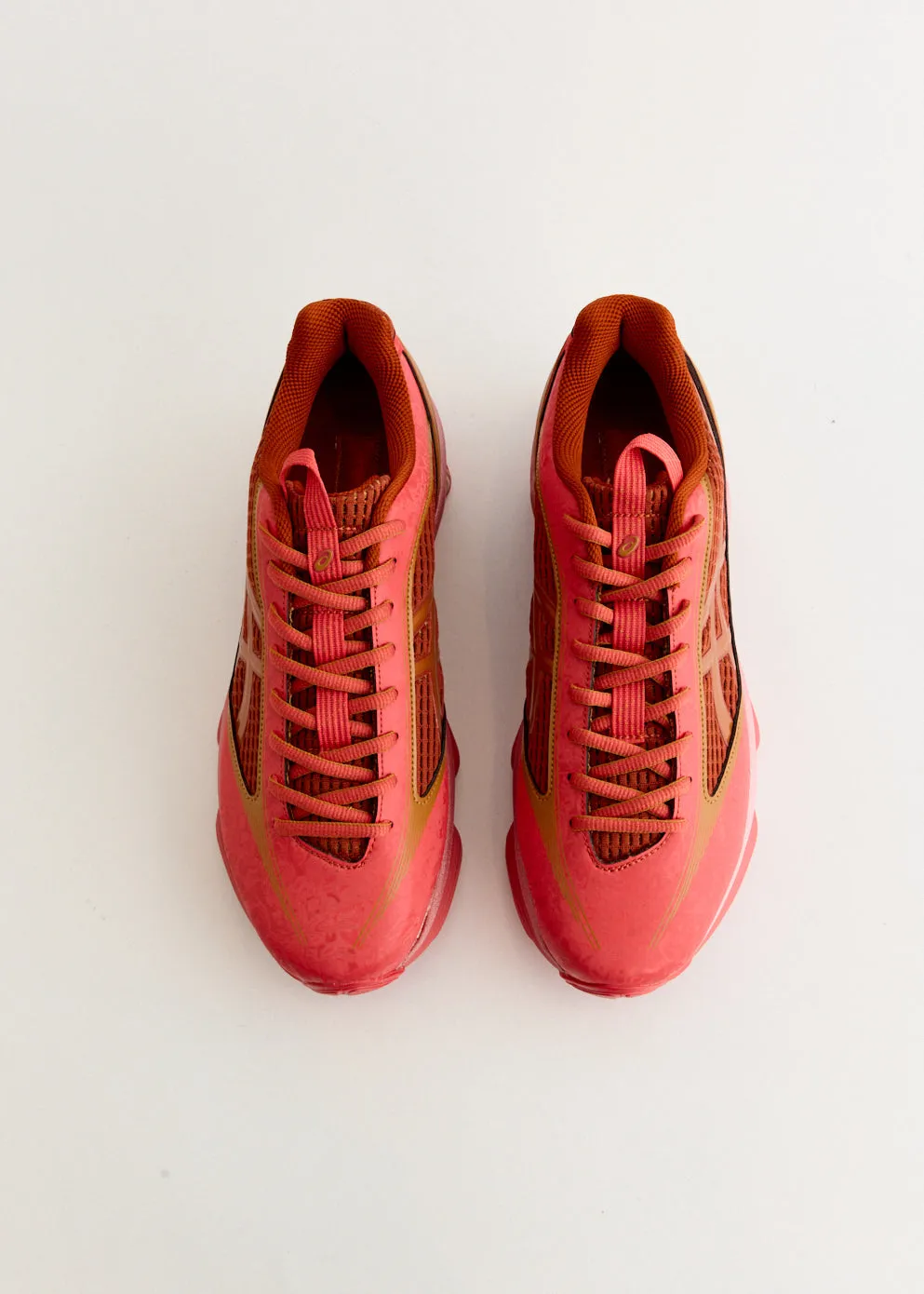 US6-S Gel-Kinetic Fluent 'Cayenne' Sneakers Date Stroll Clean Lines