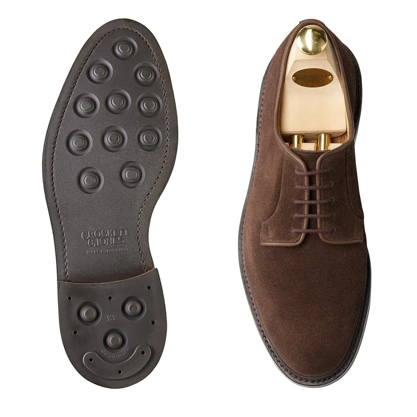 Lanark 3 Dark Brown Suede Footwear Comfort Functional Leather