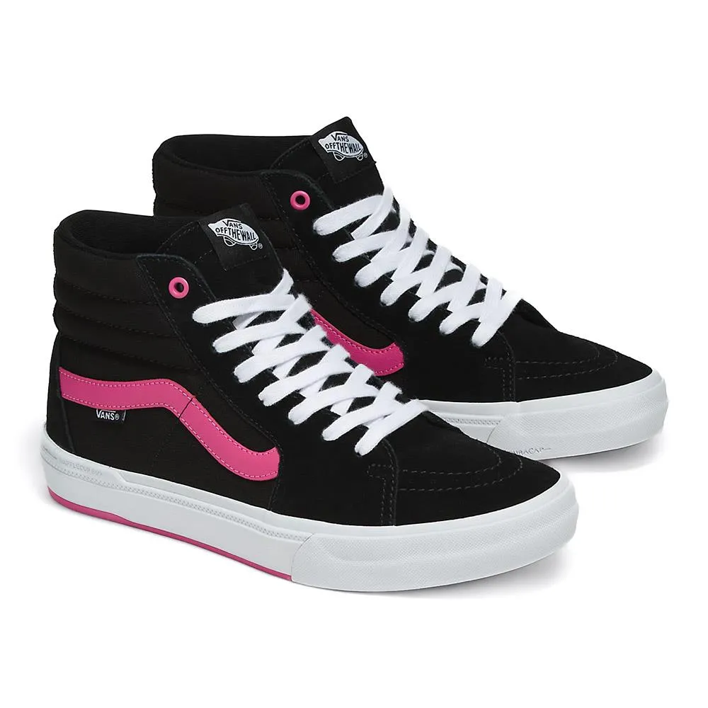 Padded Heel Free Fit Performance Vans BMX Sk8-Hi - Black/Magenta