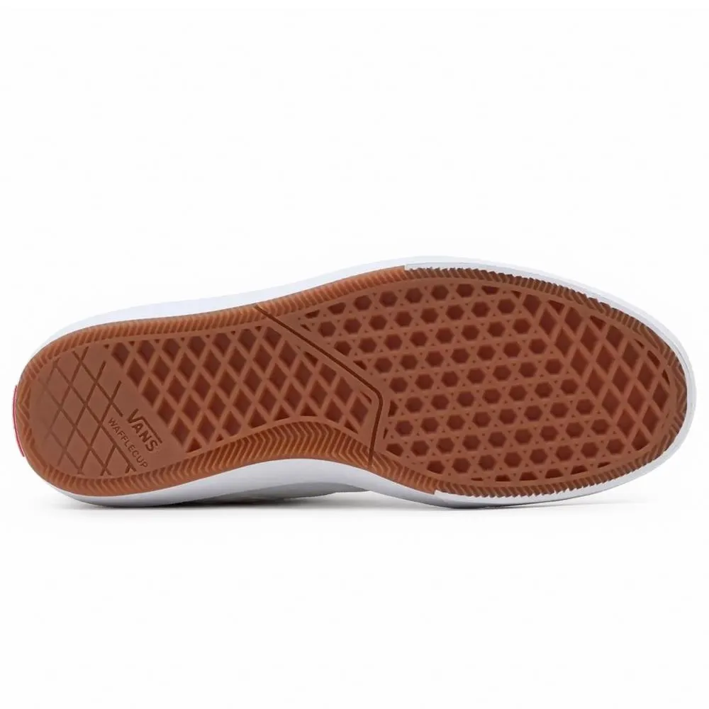 Vans Crockett High - White/Red Elastic Band Shock Layer