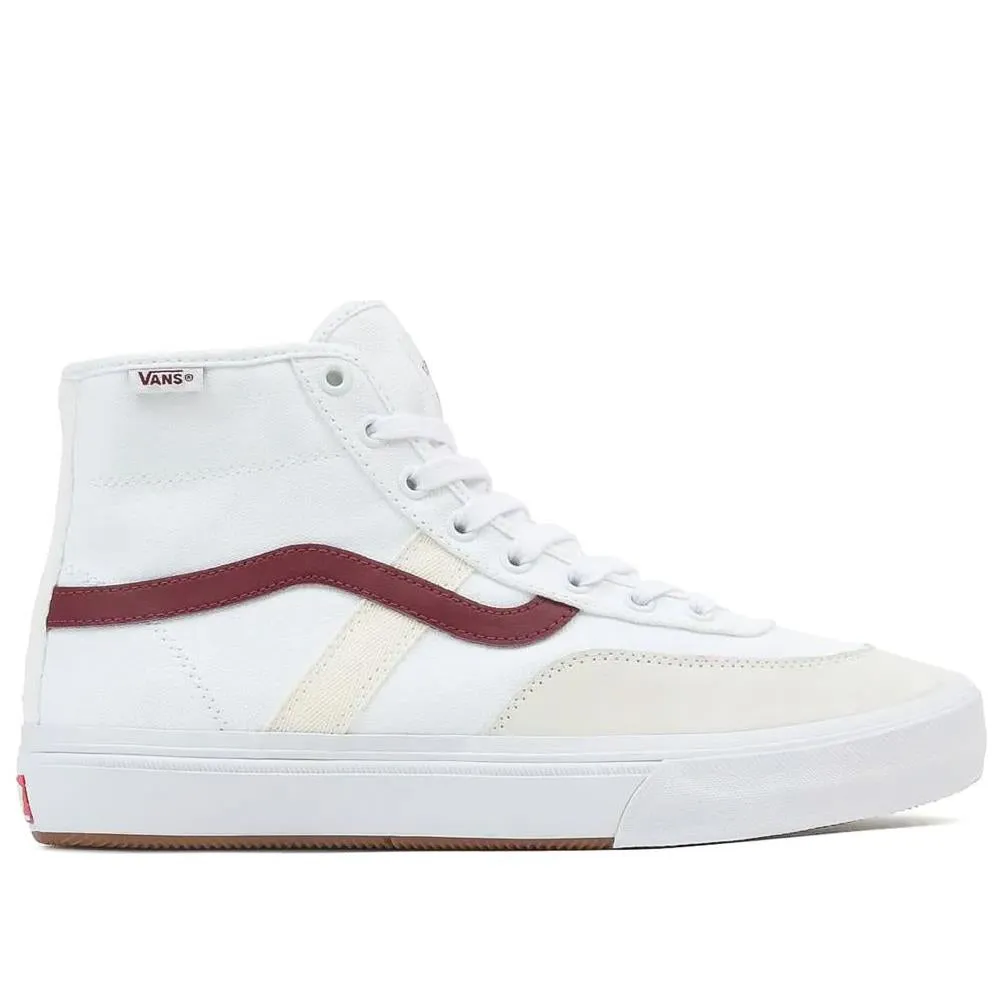 Urban Look PU midsole Vans Crockett High - White/Red