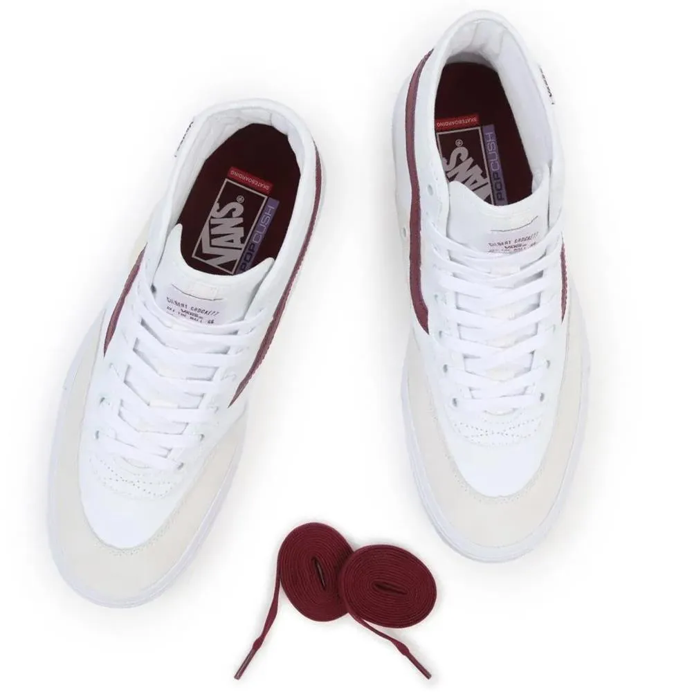 Vans Crockett High - White/Red Day Comfort