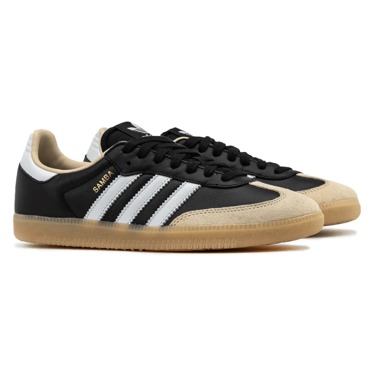 bike ride Balance Step Adidas Men's Samba OG Off White/Core Black/Gum 3