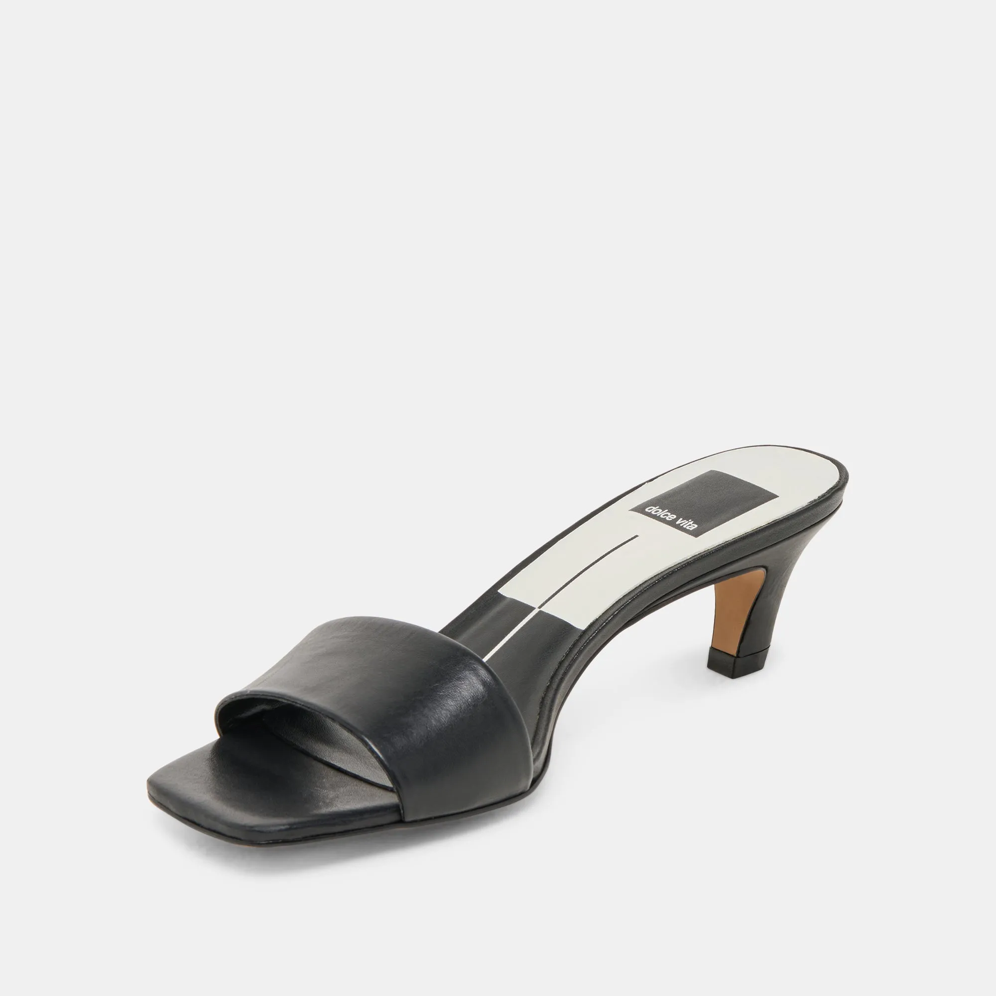 Glittery Pumps Romantic Heels REXA HEELS BLACK LEATHER