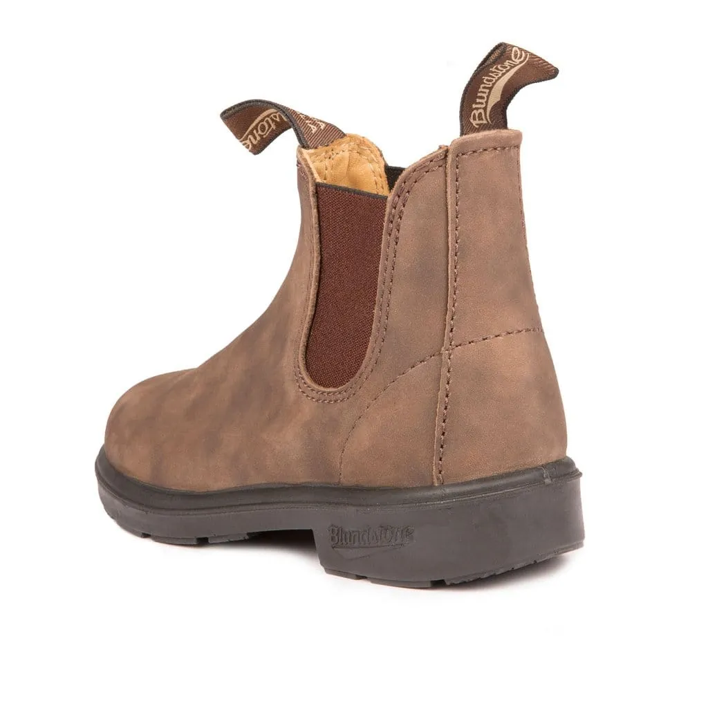 Calm Flow Utility Style Blundstone 565 - Kids Boot in Rustic Brown