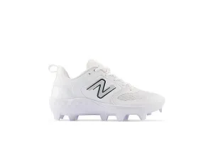 New Balance Women's Fresh Foam Velo V3 Molded Softball Cleats - White - SPVELOW3 Country Soul Easy Clean