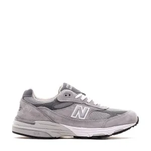 New Balance 993 Made In USA Grey Men Core MR993GL running with socks