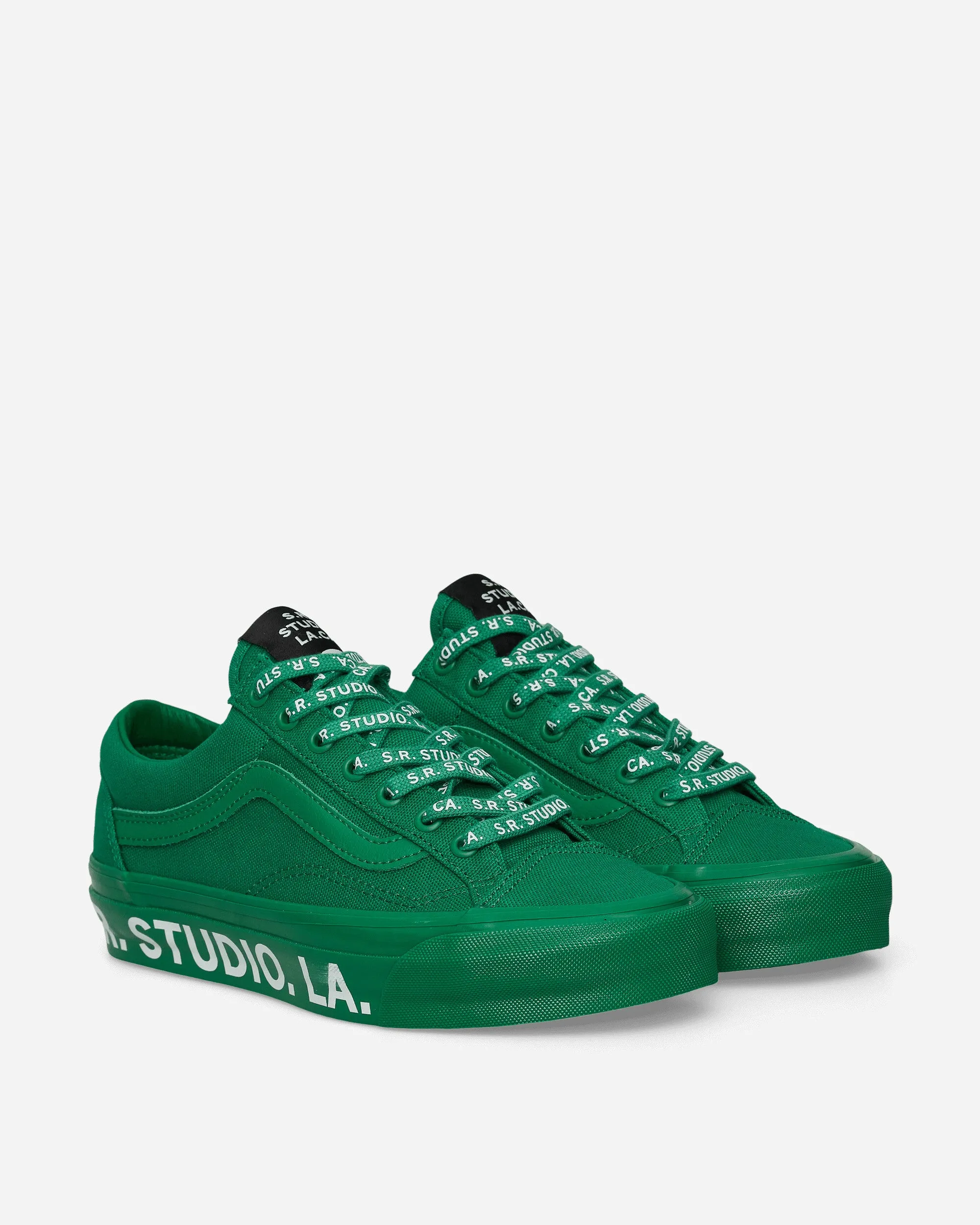 S.R. STUDIO LA.CA. Old Skool Reissue 36 Vibram Sneakers Green Pace Maker Breathable fabric