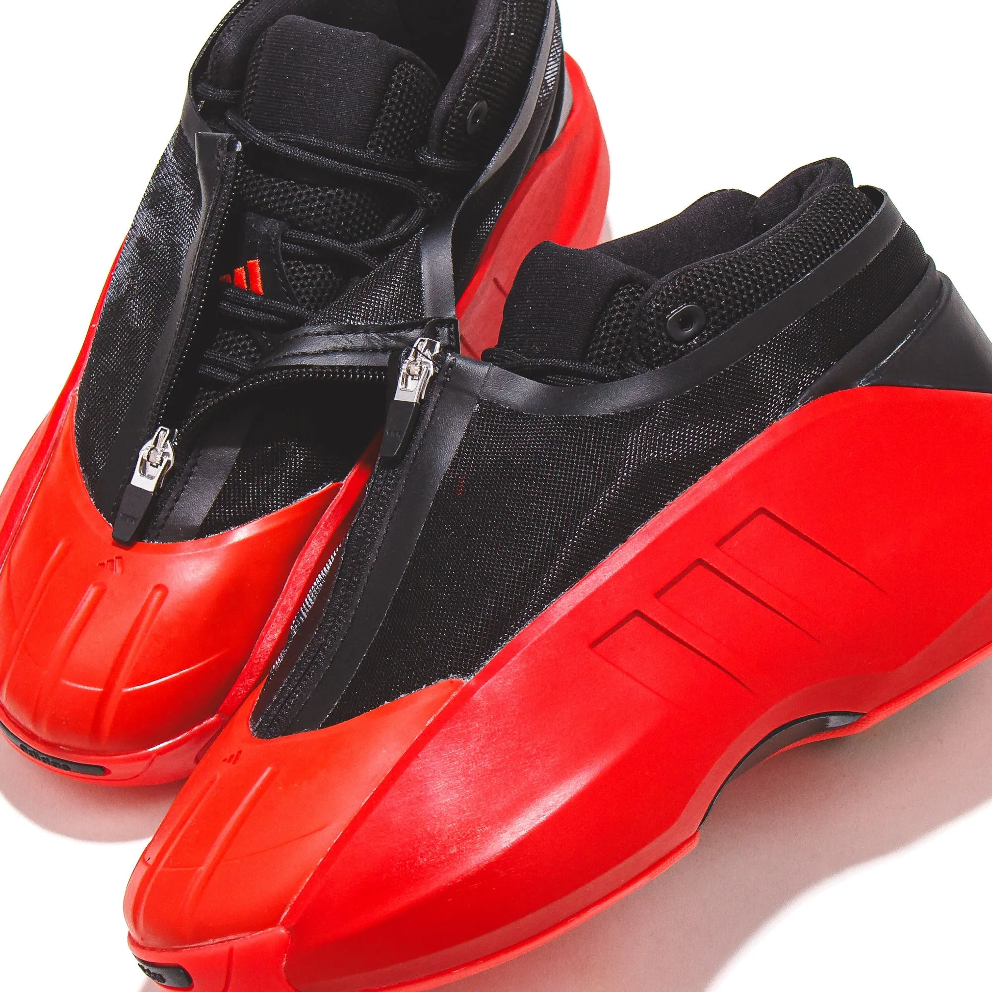 Adidas Basketball Men Crazy IIInfinity Red Black IF4540 Durable Traction Pattern