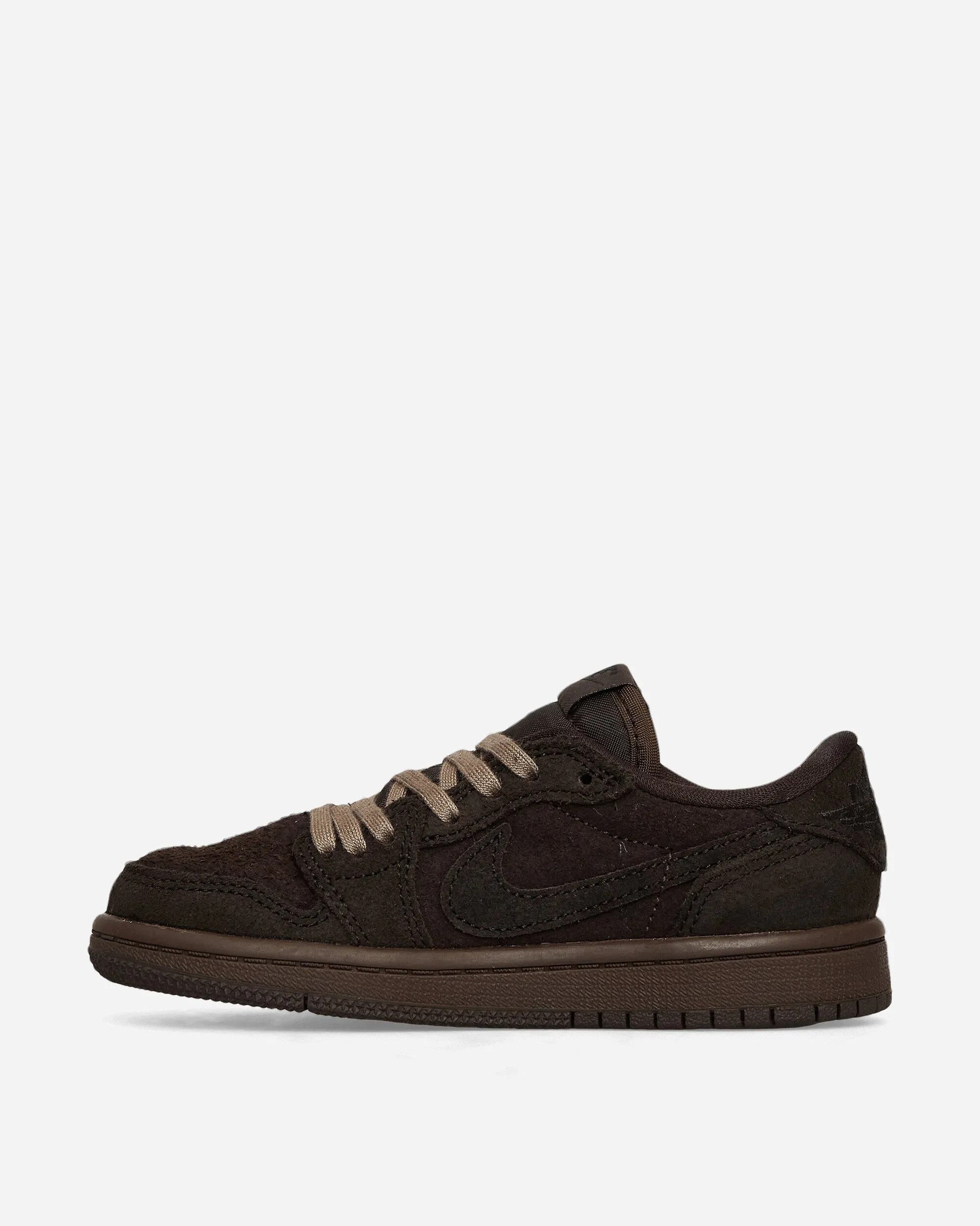 Travis Scott Air Jordan 1 Low (PS) Sneakers Velvet Brown / Dark Mocha Uni Life Pasture Hike