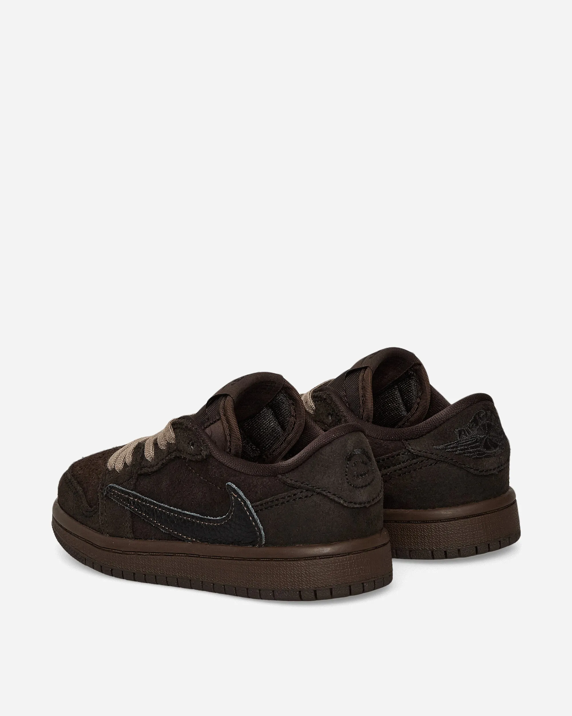 Travis Scott Air Jordan 1 Low (PS) Sneakers Velvet Brown / Dark Mocha Leisure Fit Grab Easy