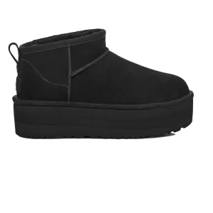 UGG Classic Ultra Mini Platform Boot 'Black' Women's (2025) Beach Walking