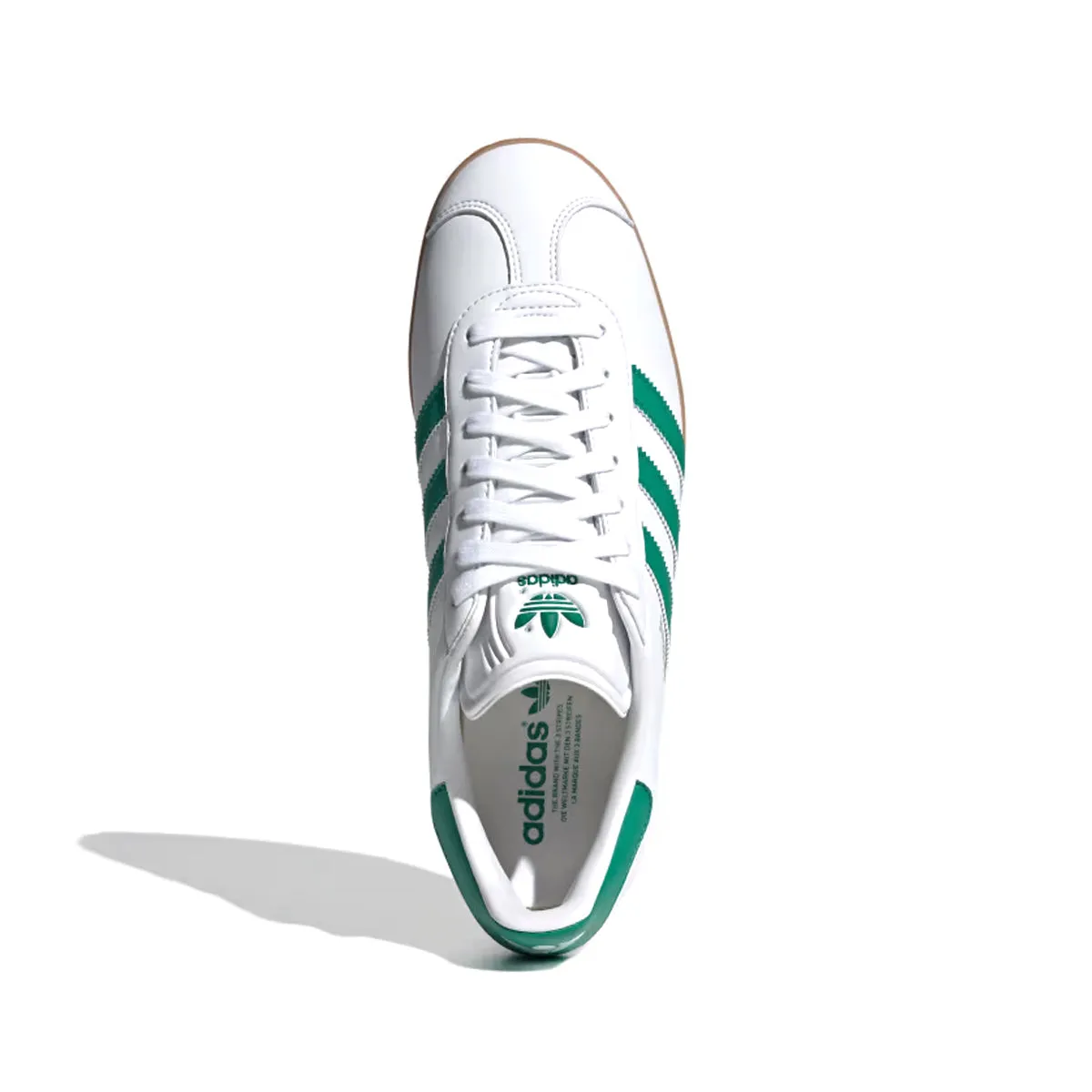 Bold Detail Sleek Style Gazelle 'Cloud White Bold Green'