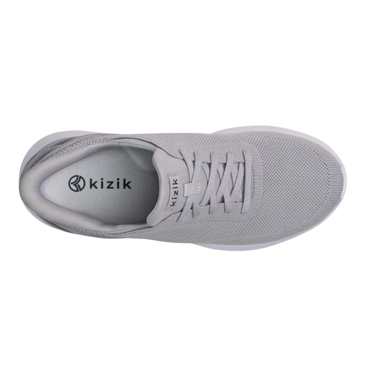 Basic Form School Run Kizik Men's Athens Slate Grey Mesh