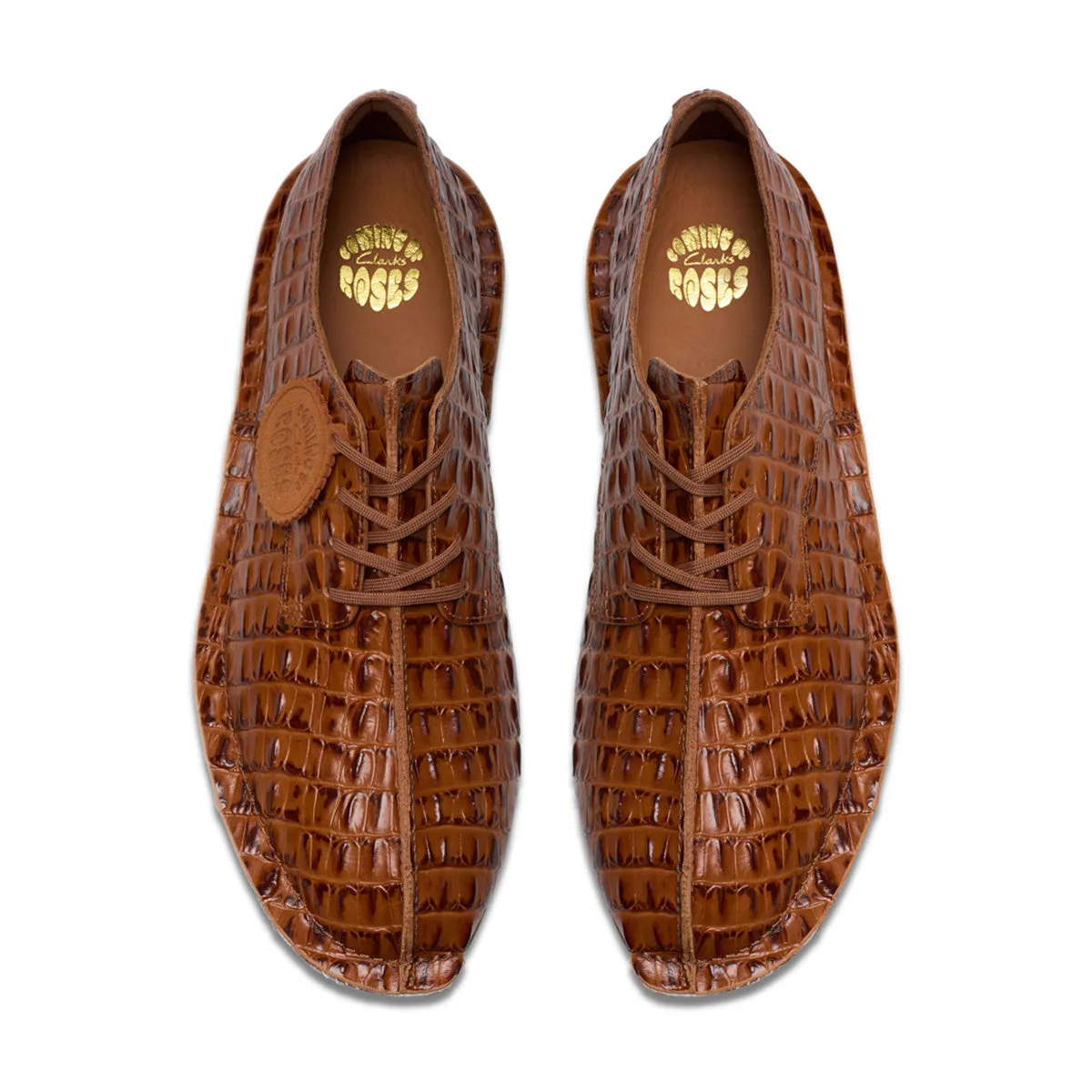   Martine Rose CUR Derby 'Tan' Elastic laces