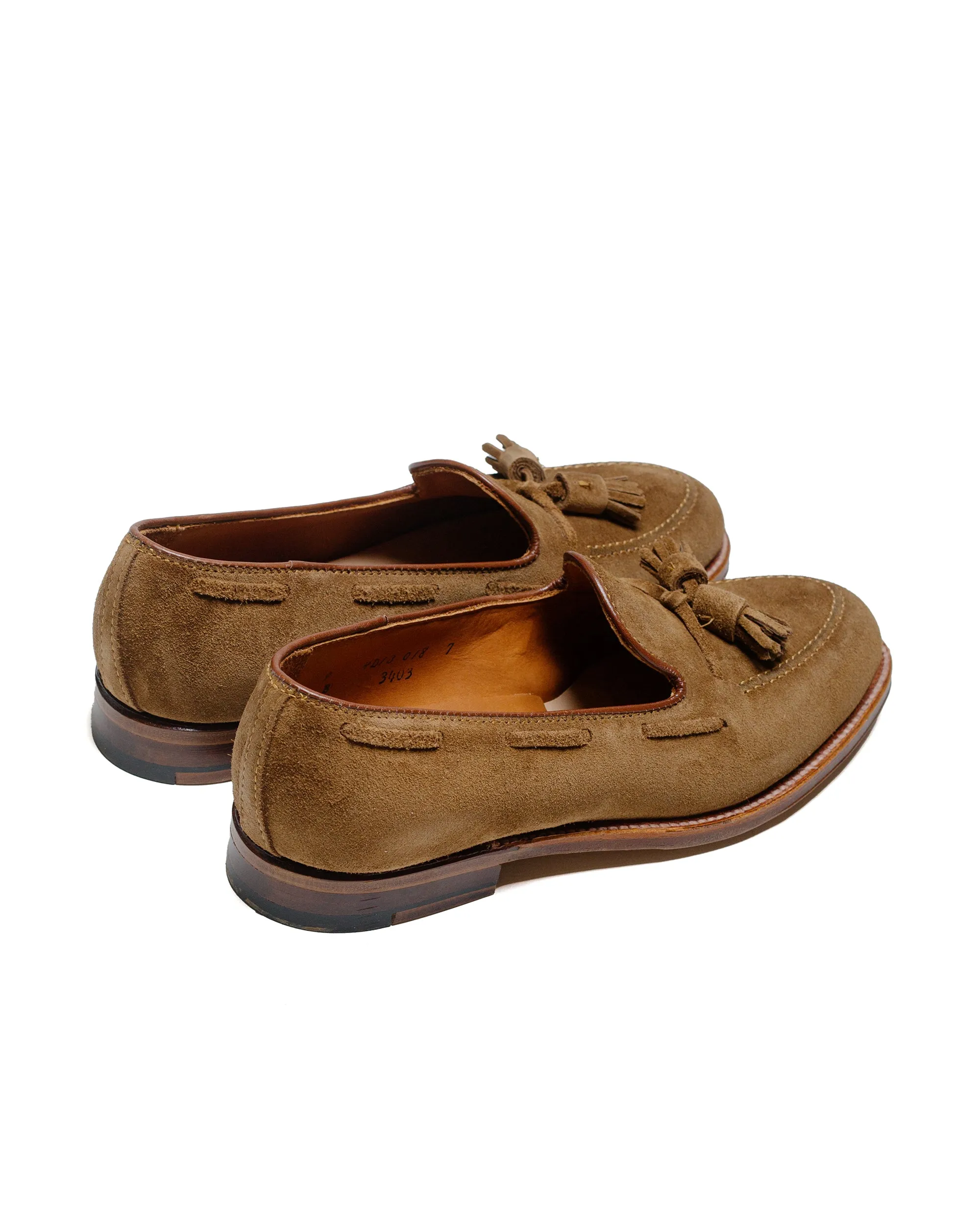 Alden Tassel Loafer Snuff Suede 3403 Pull Hike Soft   leather