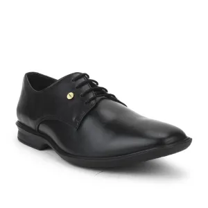 Fit for All Sturdy Look Fortune Black Formal Lace Up Derby Shoes For Men LUCIO-201 By Liberty