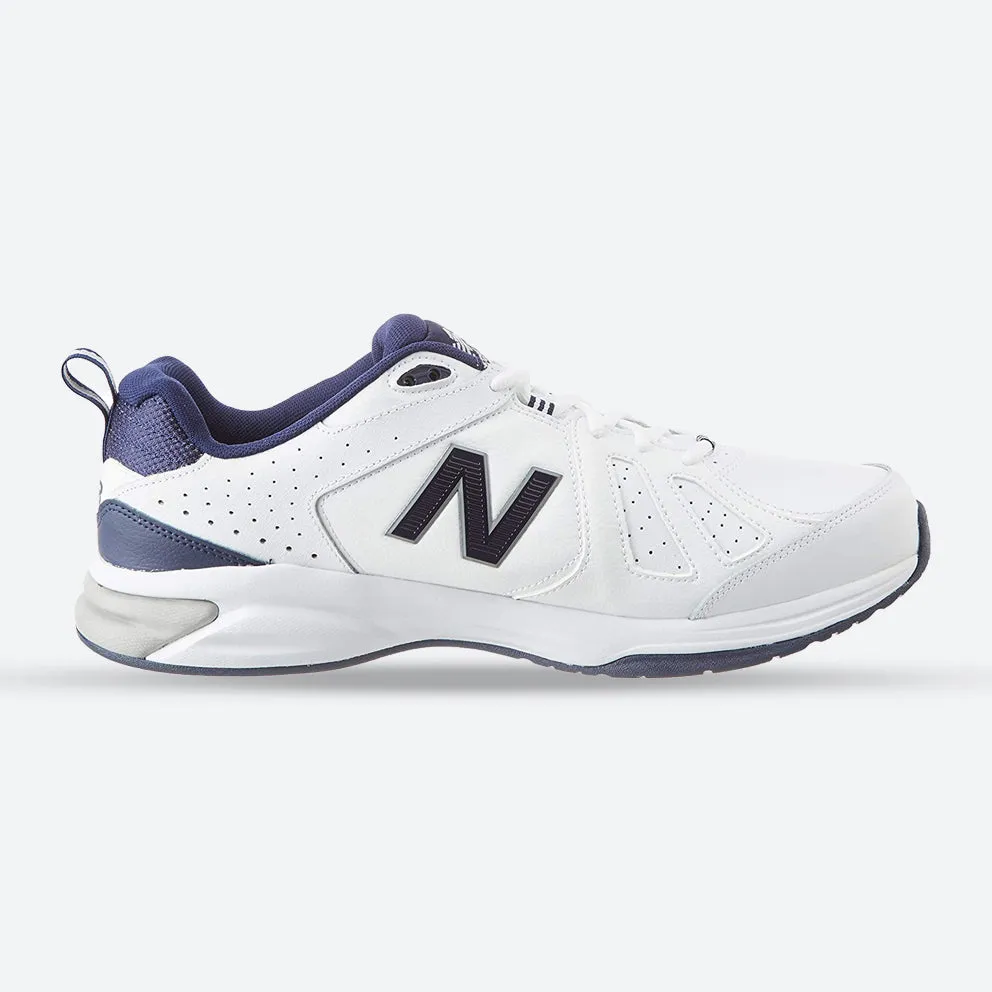 New Balance Mens Wide Fit 624V5 Sneakers- White (2E / 4E / 6E Width) Ventilation holes Modern Fit