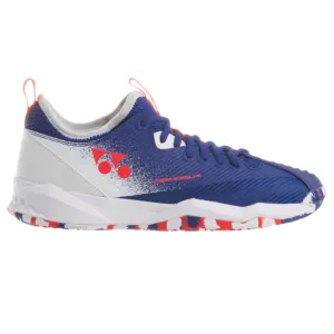 Yonex  2022 Fusion Rev 4 Mens All Court Tennis Shoes - White/Royal Blue Ankle Support Everyday Gear