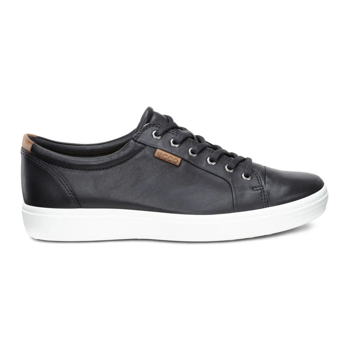Easy   To   Clean ECCO Men's 430004 Soft 7 Sneaker Black
