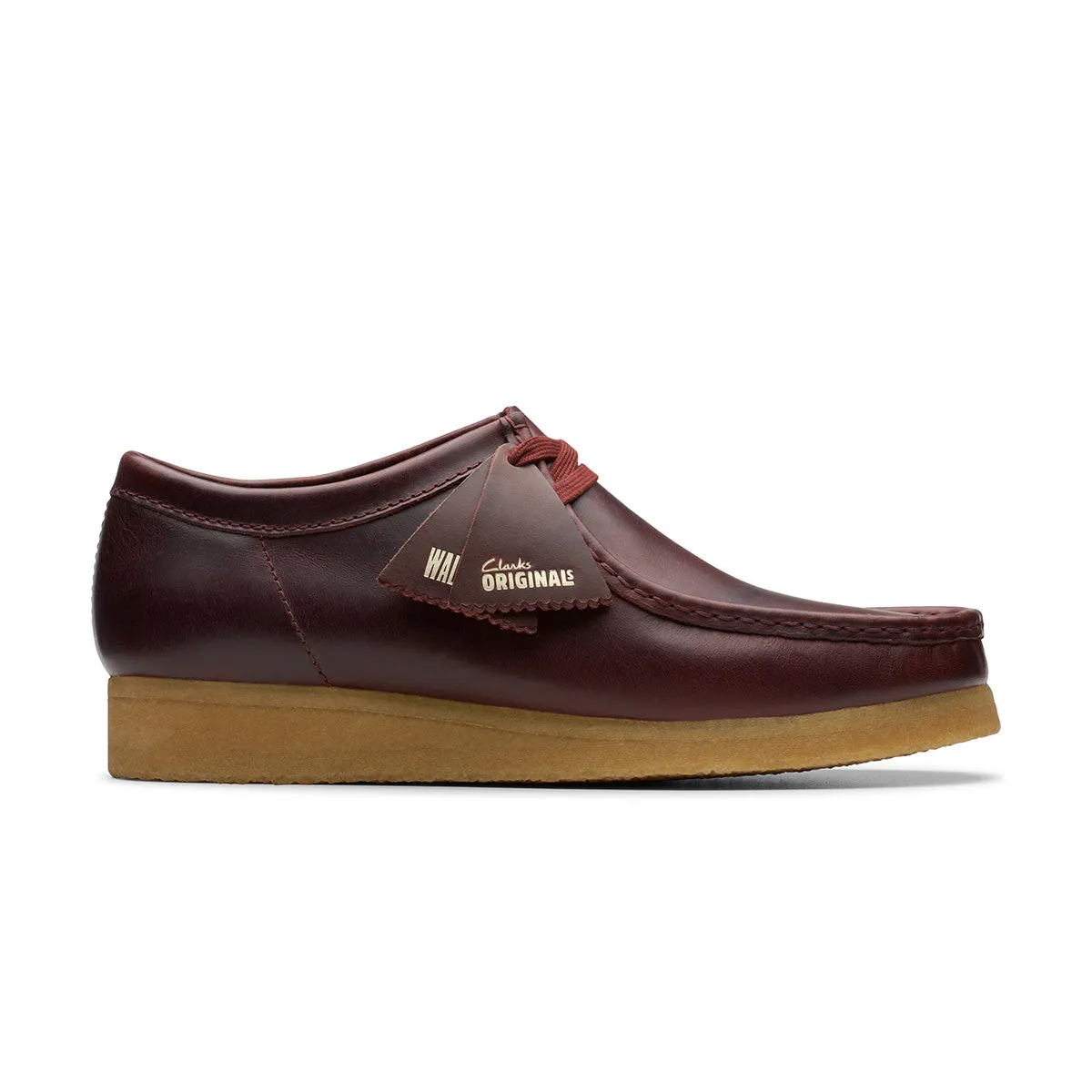 Sneaker Upgrade Seamless construction Wallabee 'Deep Red'