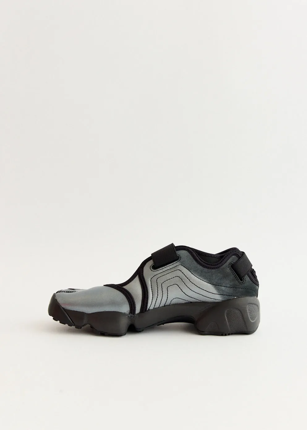 Women's Air Rift Breathe 'Metallic Silver Black' Sneakers Indoor style