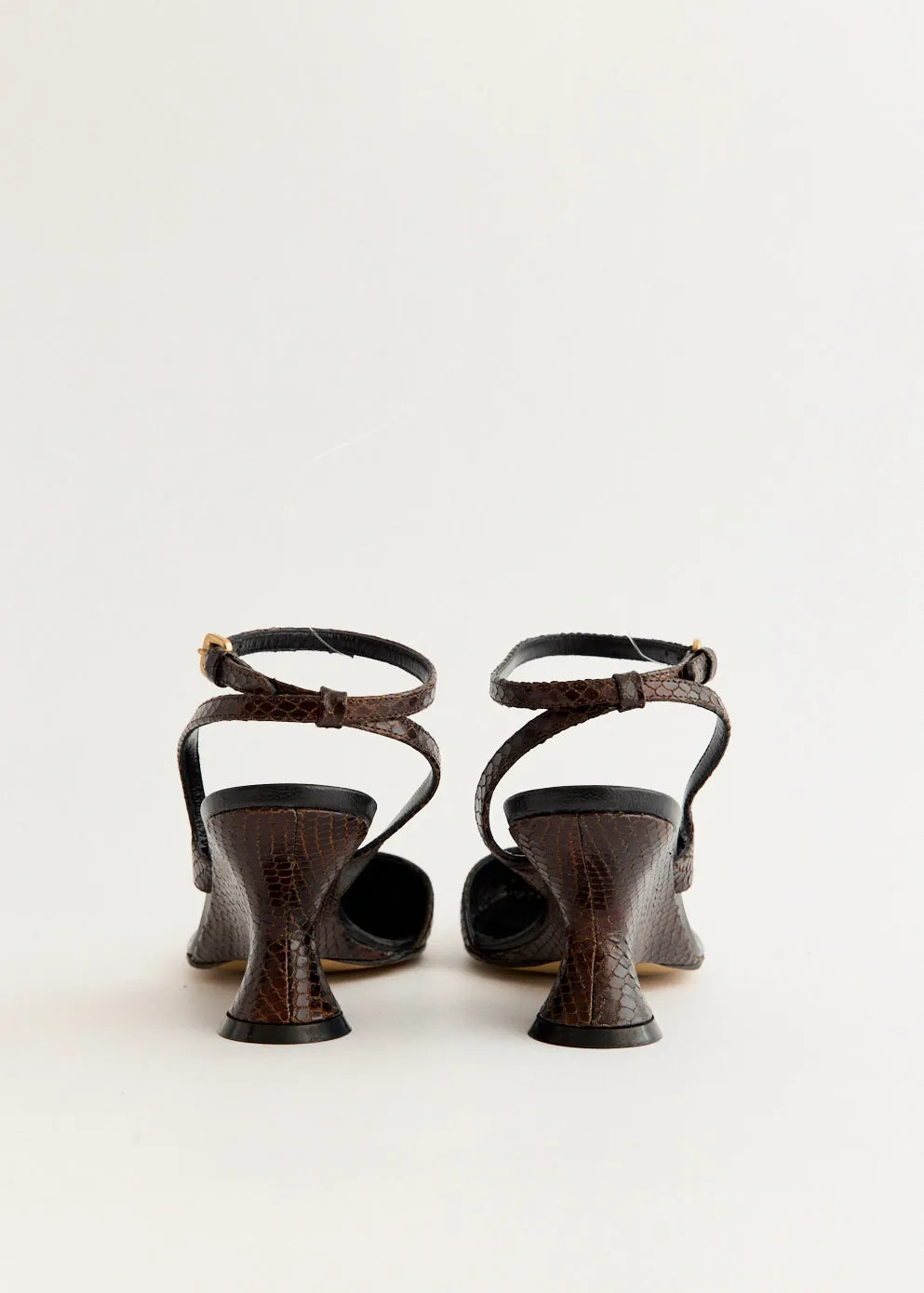 Easy Run Easy Hike Snake-Effect Wedge Heels