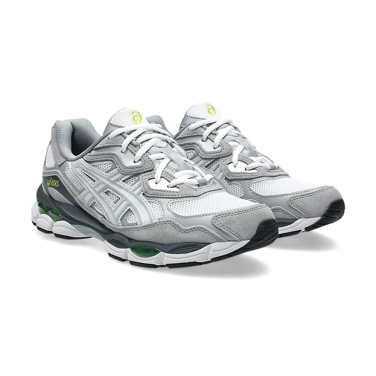 High arch support Subtle Texture Gel-Nyc 'White Glacier Grey'
