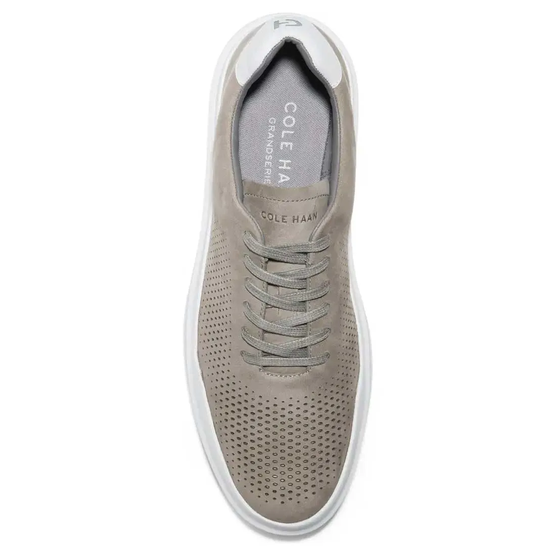 Turn Hike Cole Haan Men's GrandPro Rally Laser Cut Ironstone