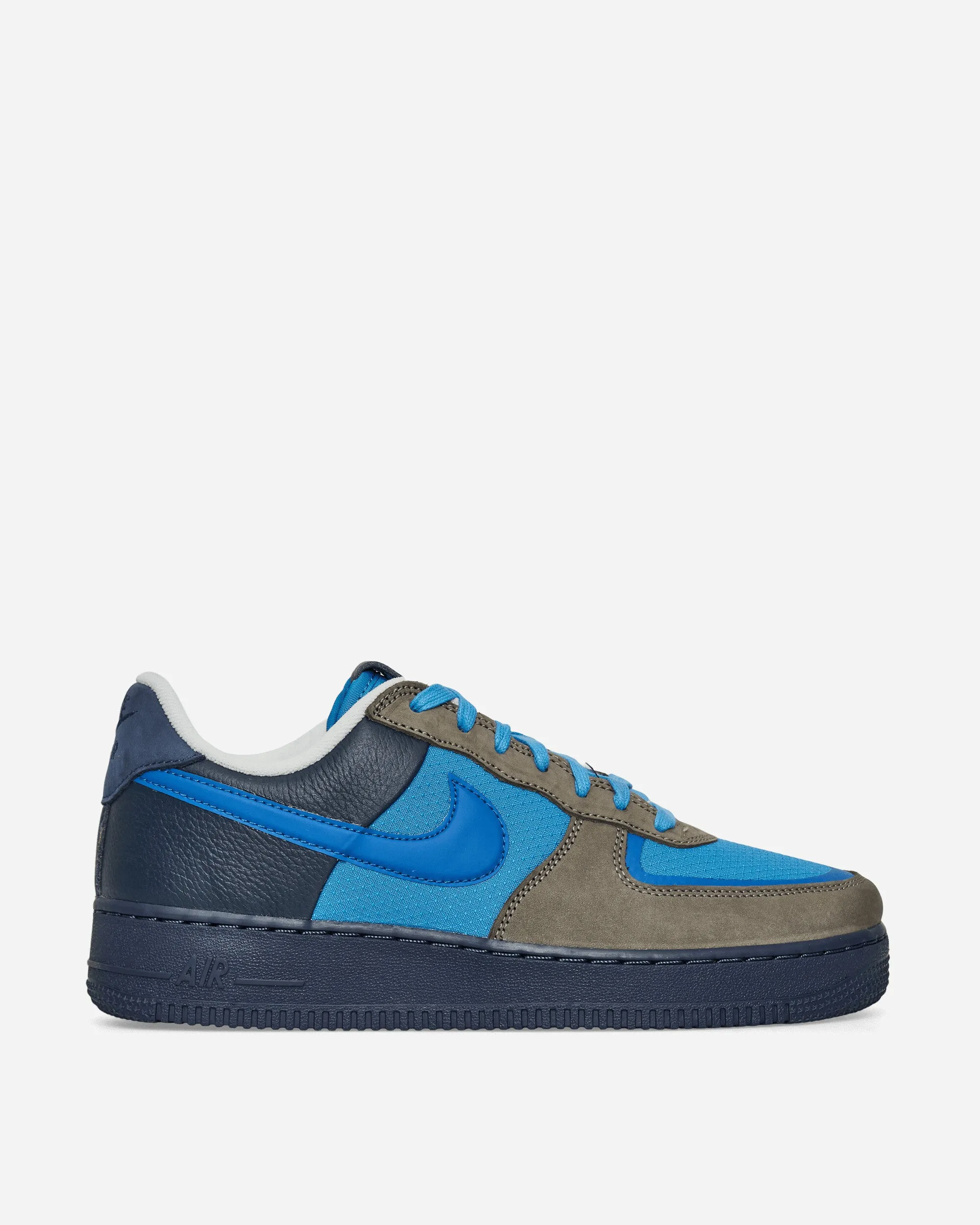 Stash Air Force 1 Low Sneakers Soft Grey / Harbor Blue Flexible Fabric Fashionable Walk