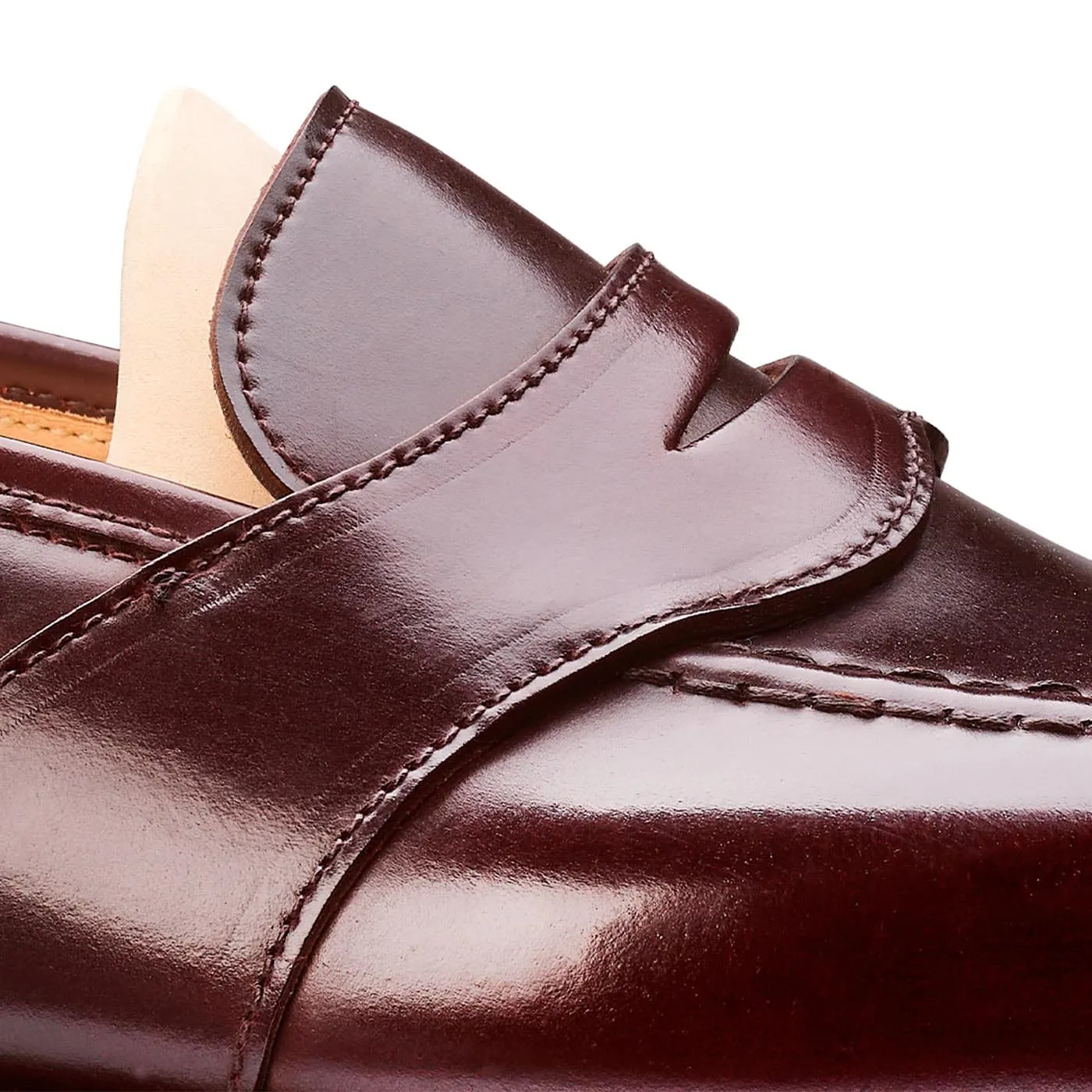 Yale Burgundy Cordovan Fashionable Leather Cushion Technology