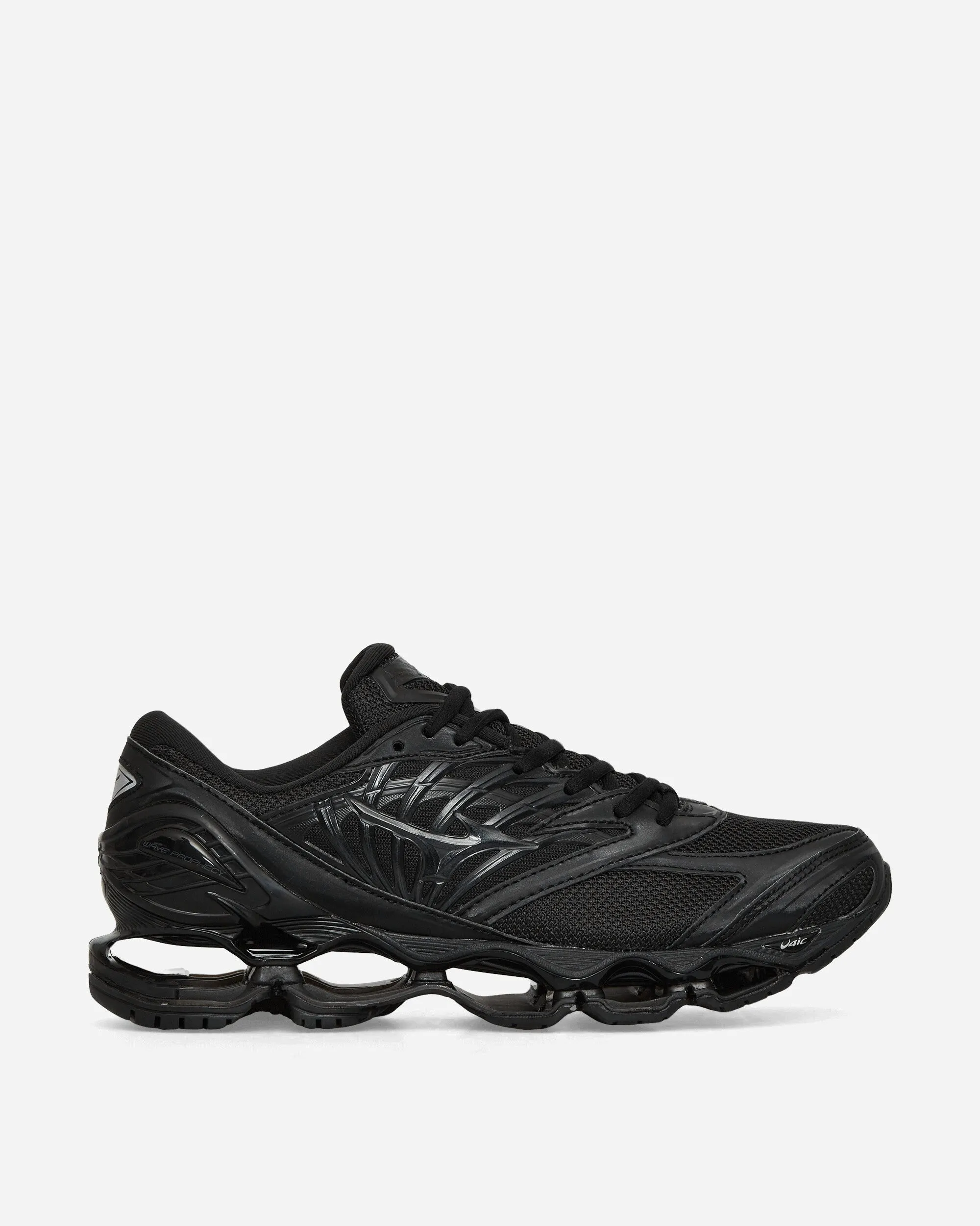 Wave Prophecy LS Sneakers Black Minimal Weight Round Toe