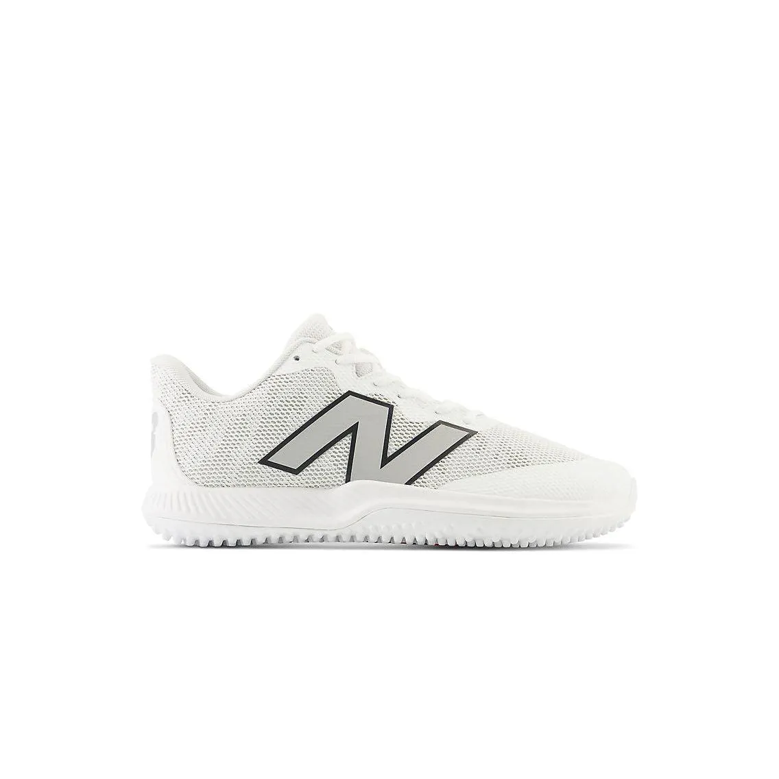 New Balance Men's FuelCell 4040 V7 Turf Baseball Shoes - Optic White / Rain Cloud - T4040W7 High-Top Style BreathableMesh