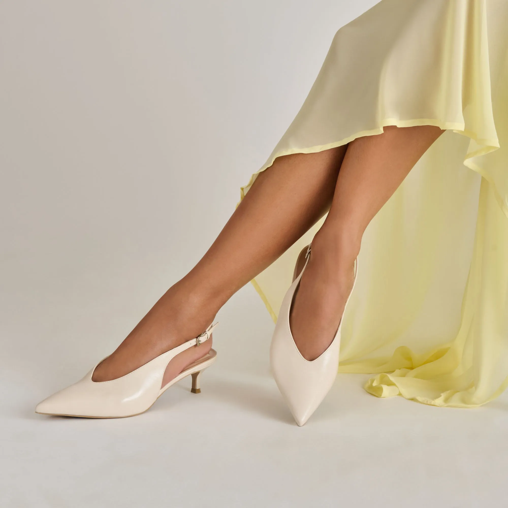 ALENNA HEELS BONE CRINKLE PATENT hypoallergenic Ultra High Heels