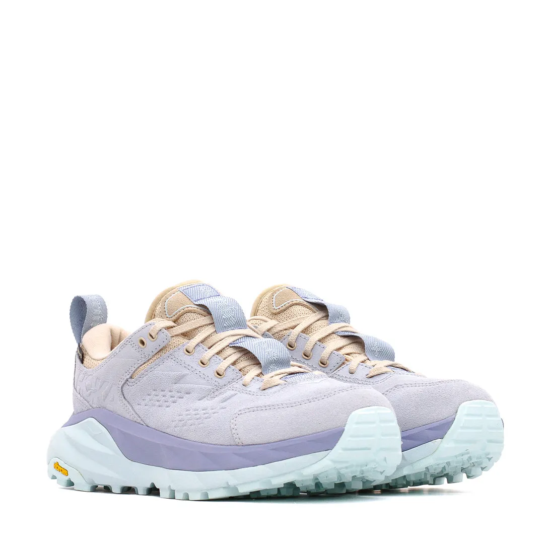 Flexible Sole Feel Quiet Move Hoka One One Men Kaha Low GTX Gore-Tex Mental Health Arctic Ice Purple Impression 1126852-AIPI