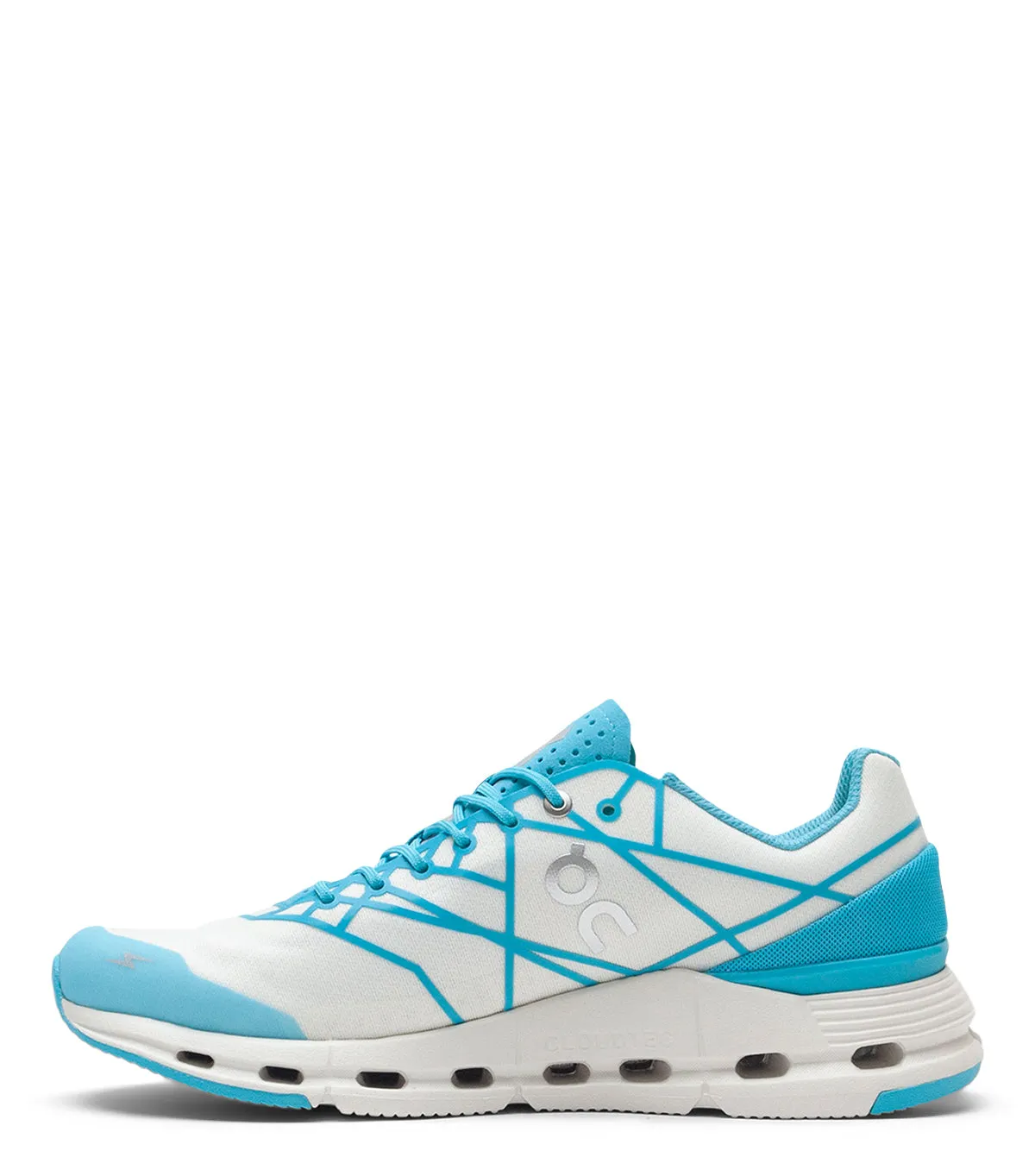 On Women's Cloudnova Z5 White Cyan professionals