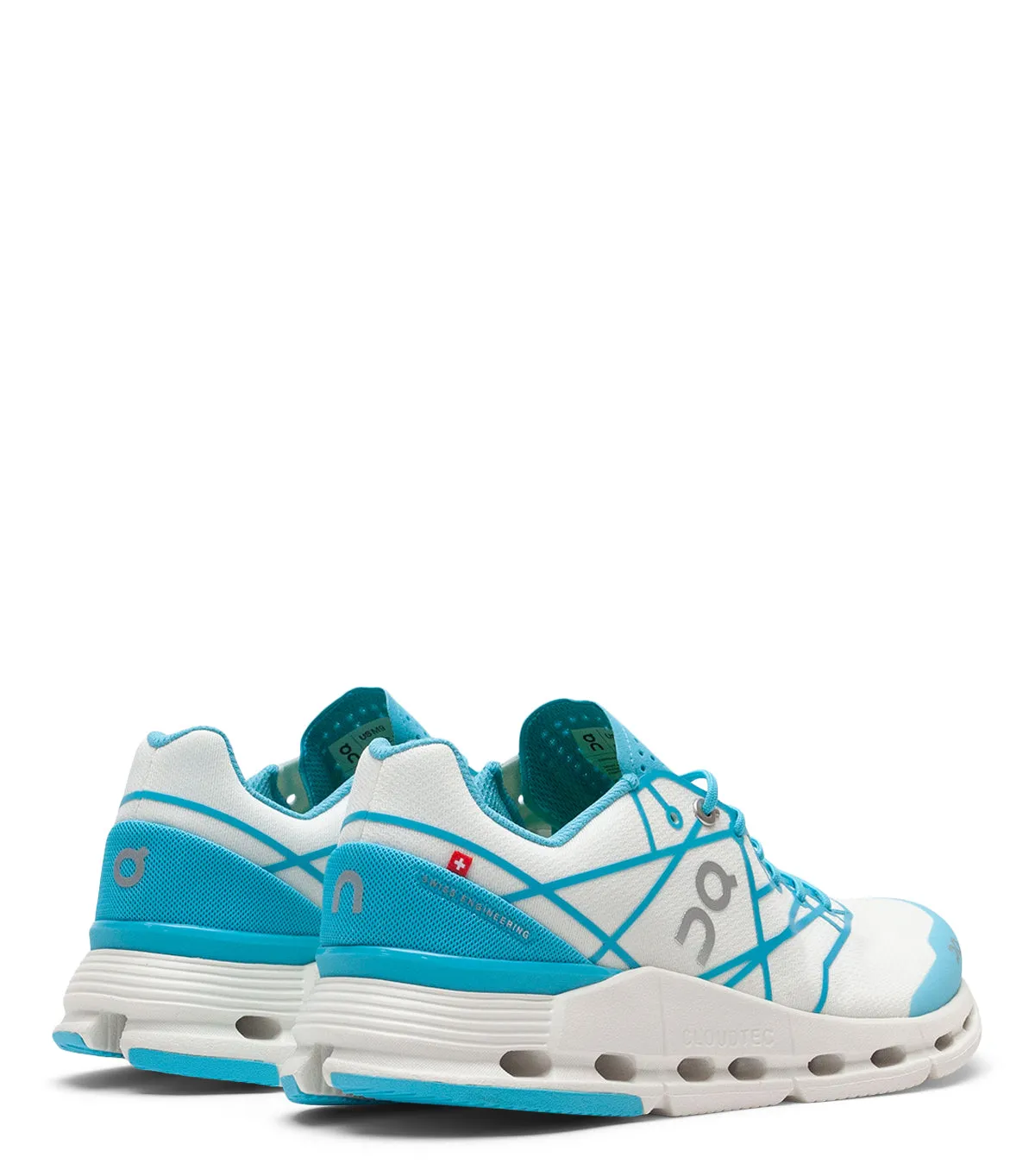 On Women's Cloudnova Z5 White Cyan Fashion-Forward Look least modern