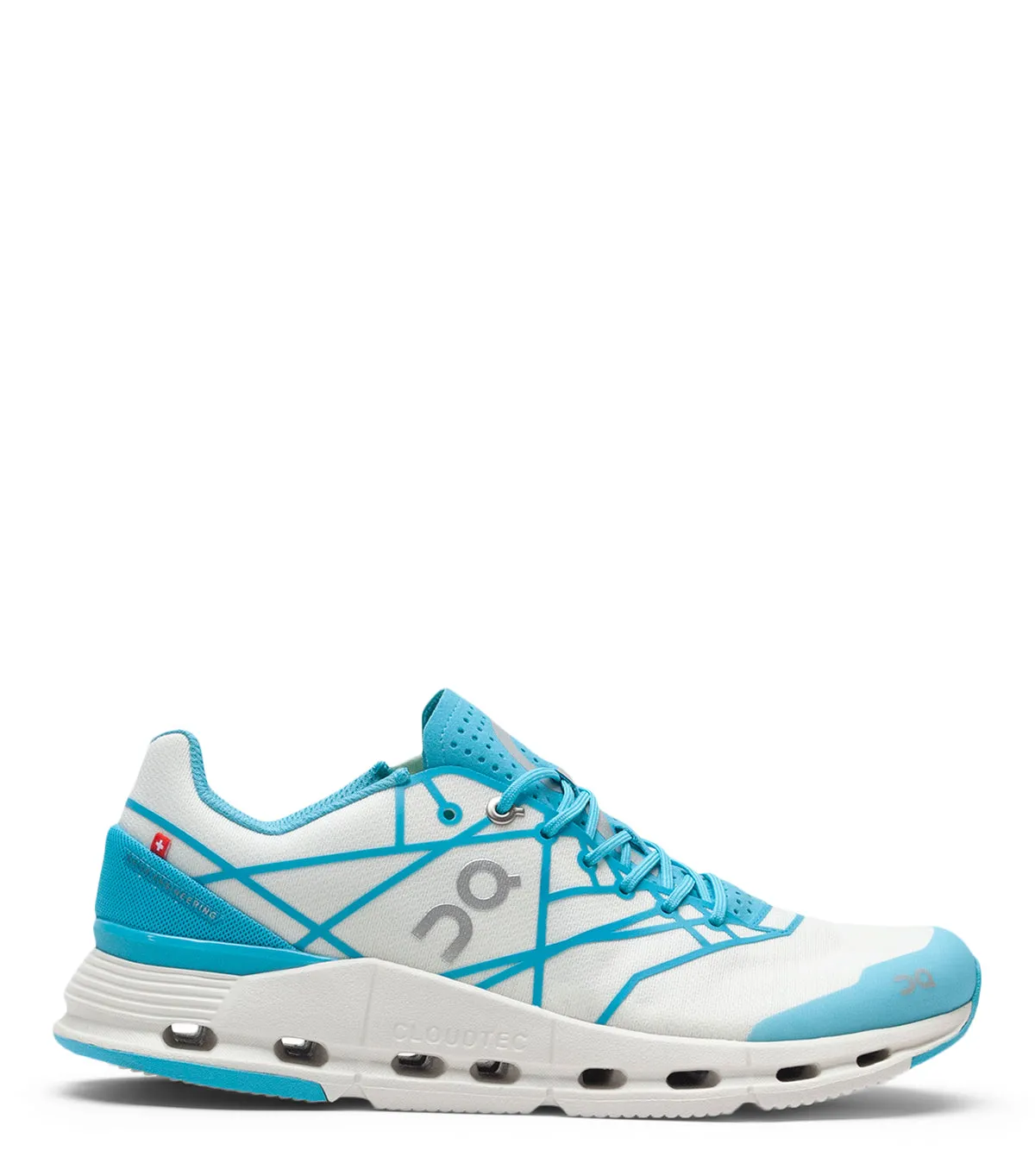 Refined Look On Women's Cloudnova Z5 White Cyan