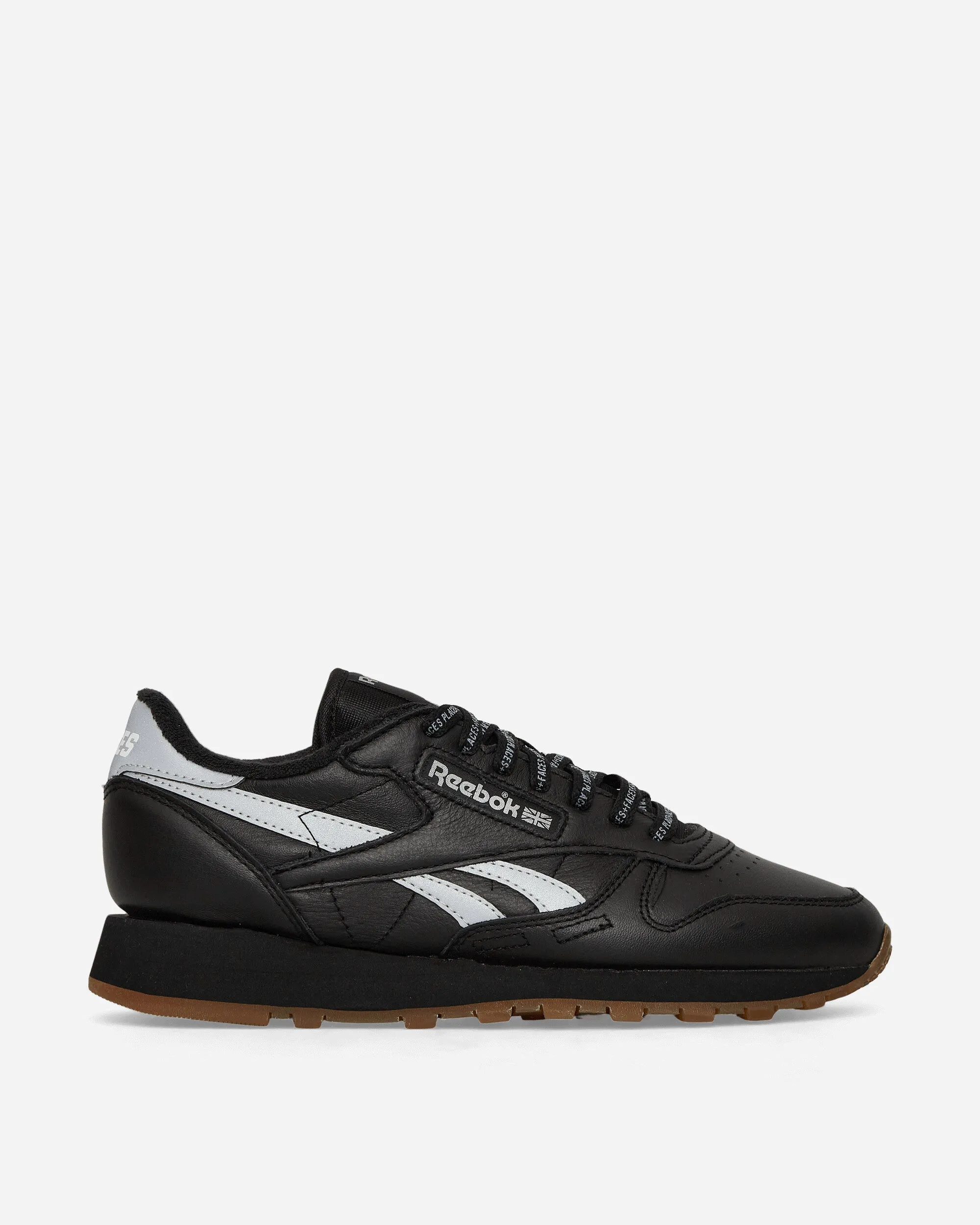 Pure Ease PLACES FACES Classic Leather Sneakers Black / Silver