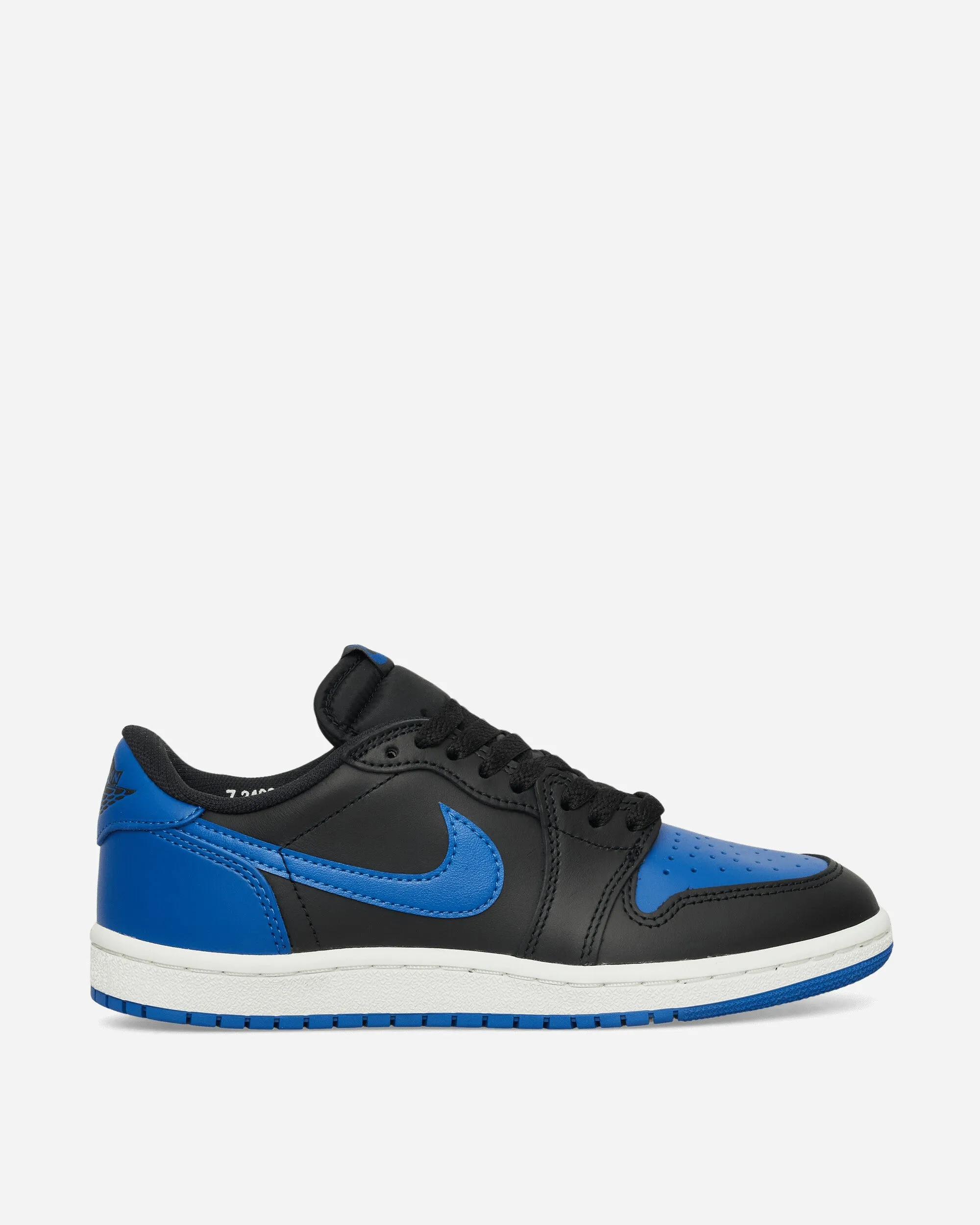 Air Jordan 1 Low '85 Sneakers Black / Varsity Royal Heavy Walk Foot Journey