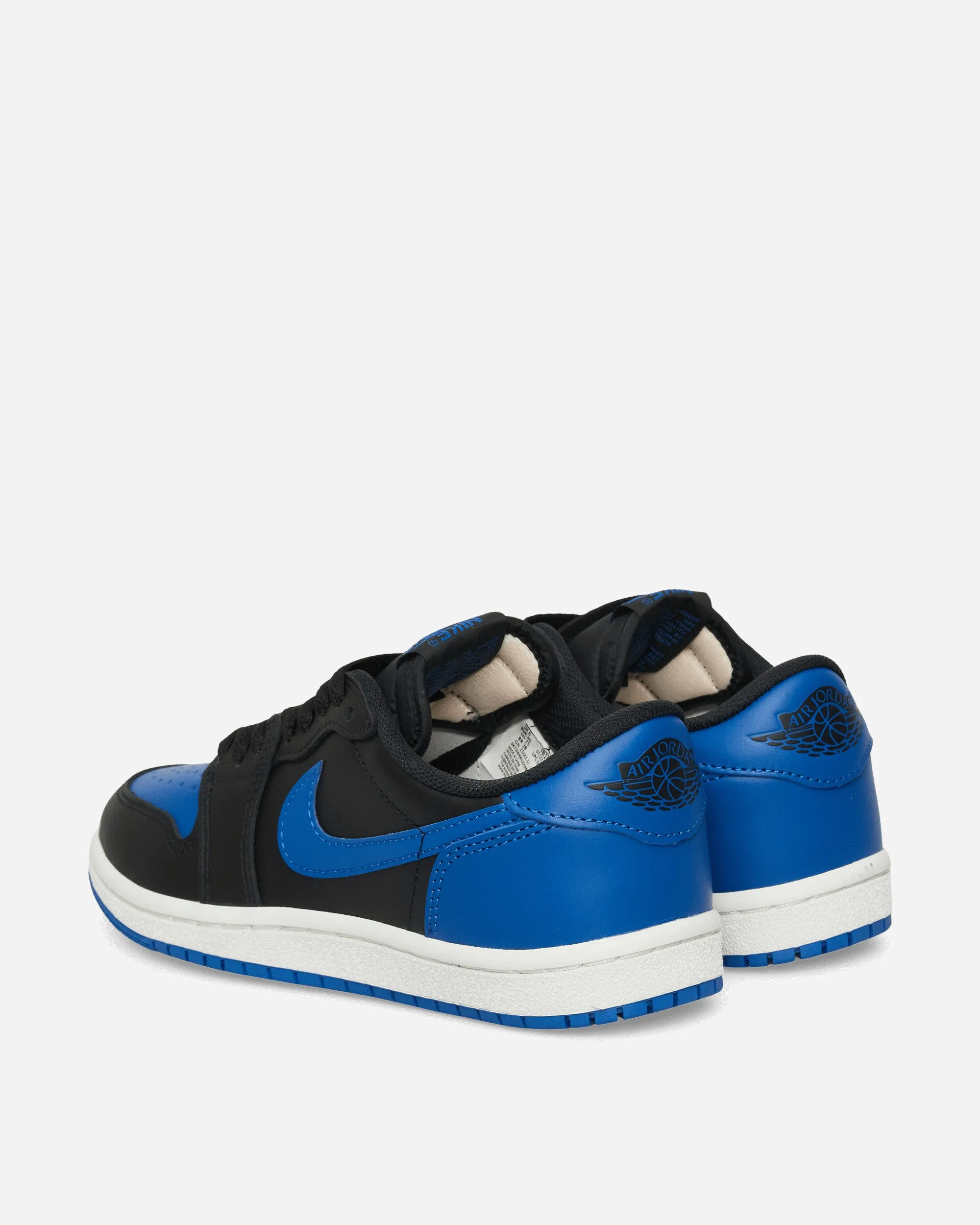 Air Jordan 1 Low '85 Sneakers Black / Varsity Royal Flower Hike Slow Step
