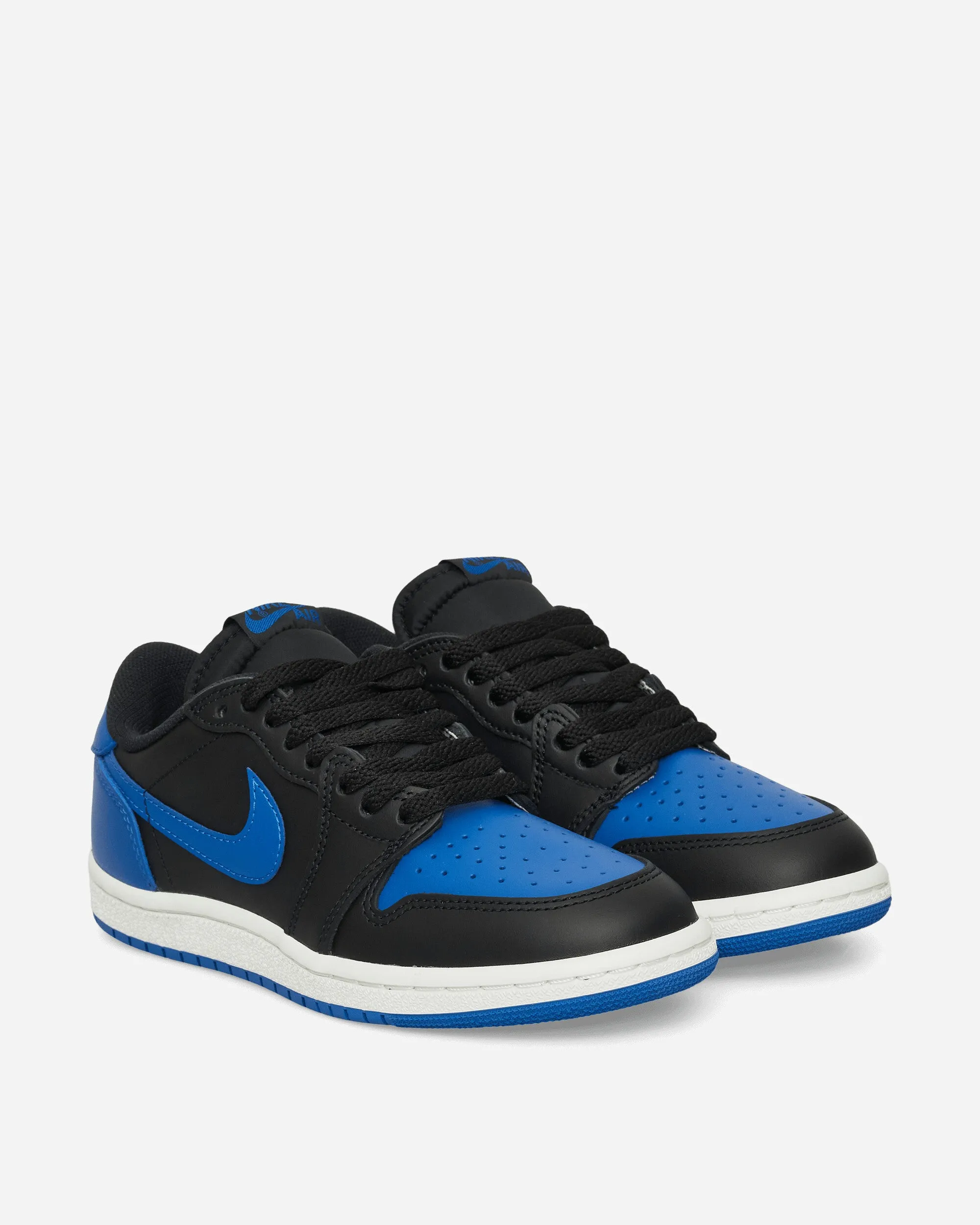 High Cushion Route Step Air Jordan 1 Low '85 Sneakers Black / Varsity Royal