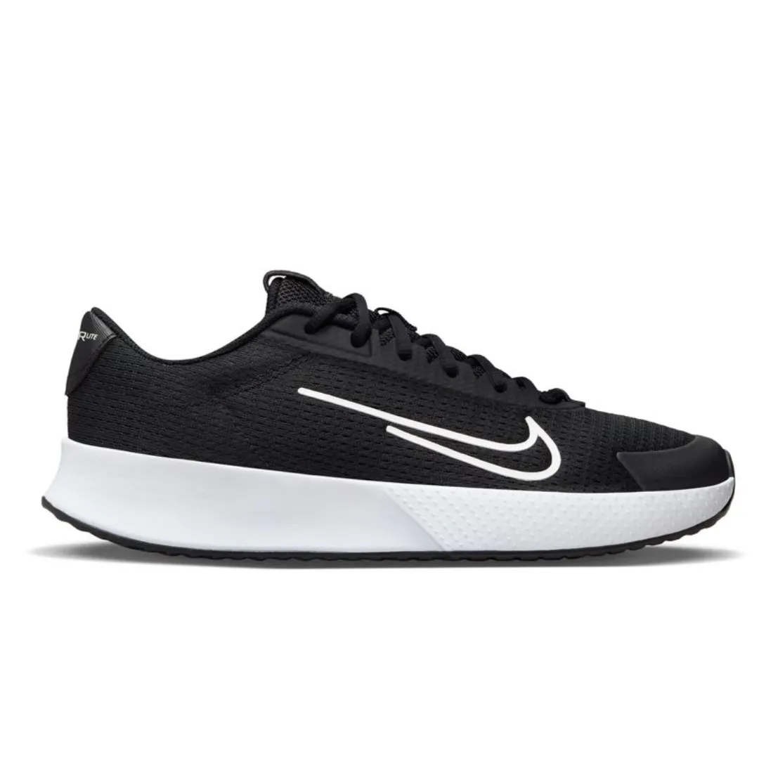 Nike Court Vapor Lite 2 Women Tennis Shoes - Black/White Responsive Everyday Use