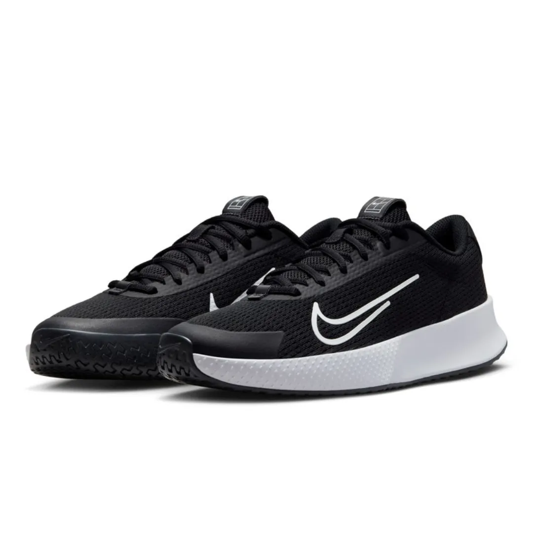 Comfortable Run Energy return Nike Court Vapor Lite 2 Women Tennis Shoes - Black/White